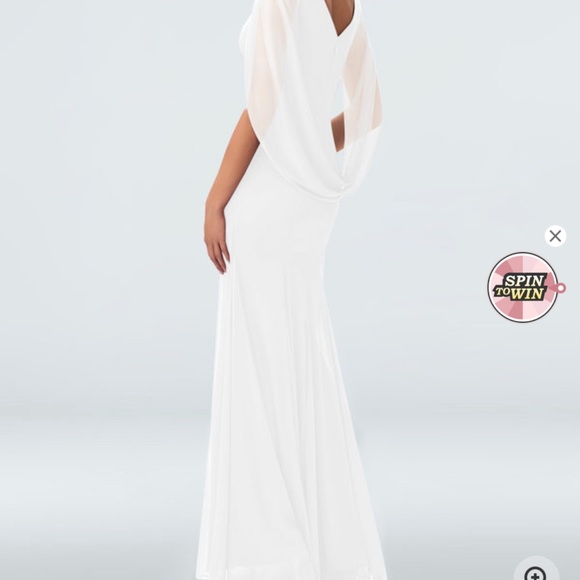 Azazie brand evening gown. Size 22 - Picture 3 of 5